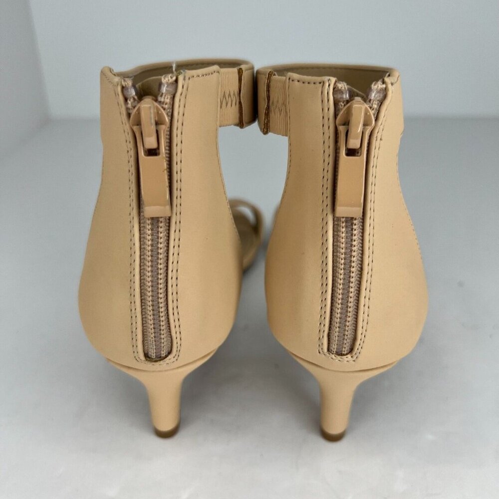 Dream Pairs Womens Fiona Tan Fashion Stilettos Open Toe Strap Size 7 Pump Heels - Picture 5 of 11